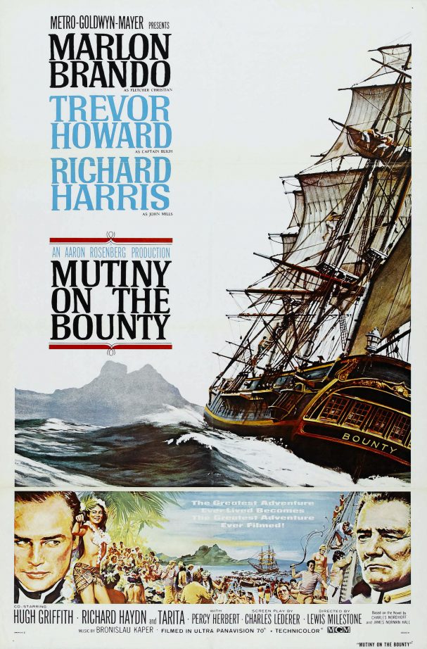Le bateau du film les révoltés du Bounty a coulé