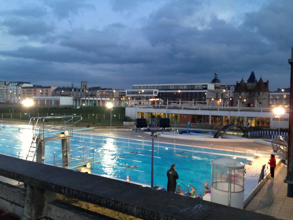 La piscine de la ville de Dieppe en bord de mer
