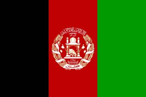 drapeau de l'afghanistan un pays très pauvre