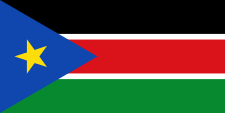 drapeau du Sud Soudan, le pays le plus pauvre du monde