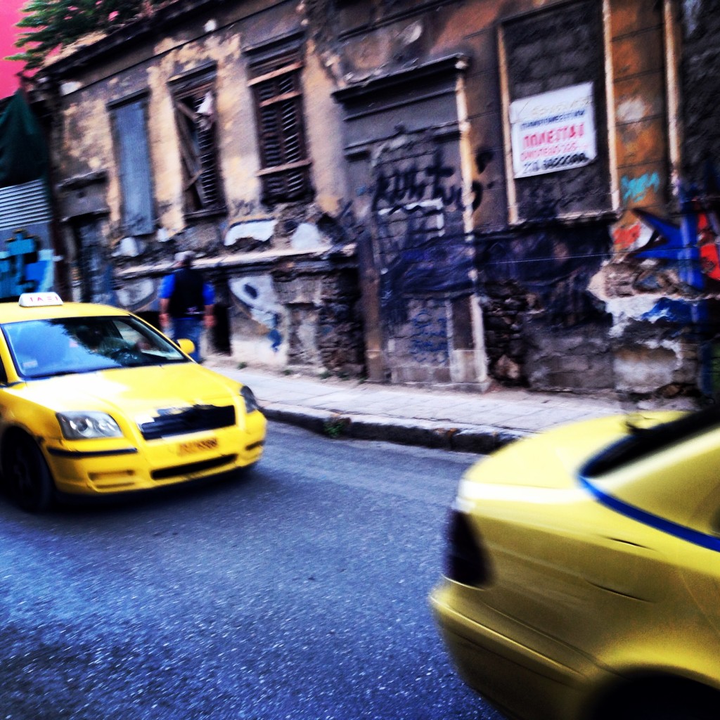 Taxis à Athènes