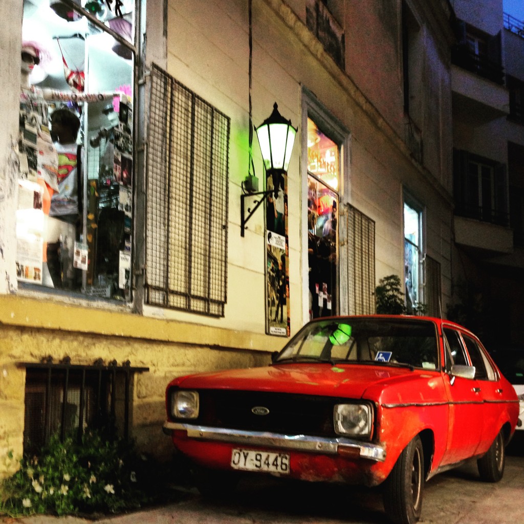 Une Automobile rétro à Athènes