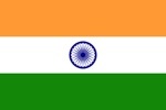 le drapeau de l'Inde