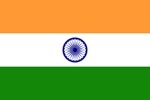 le drapeau de l'Inde, l'un des pays les plus peuplés au monde
