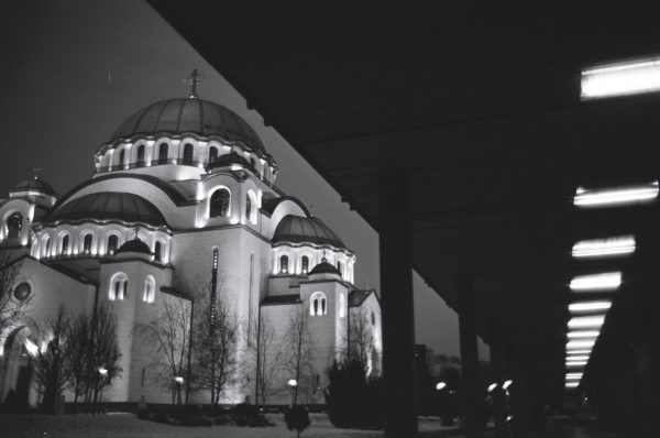 Une cathédrale orthodoxe à Belgrade, Serbie