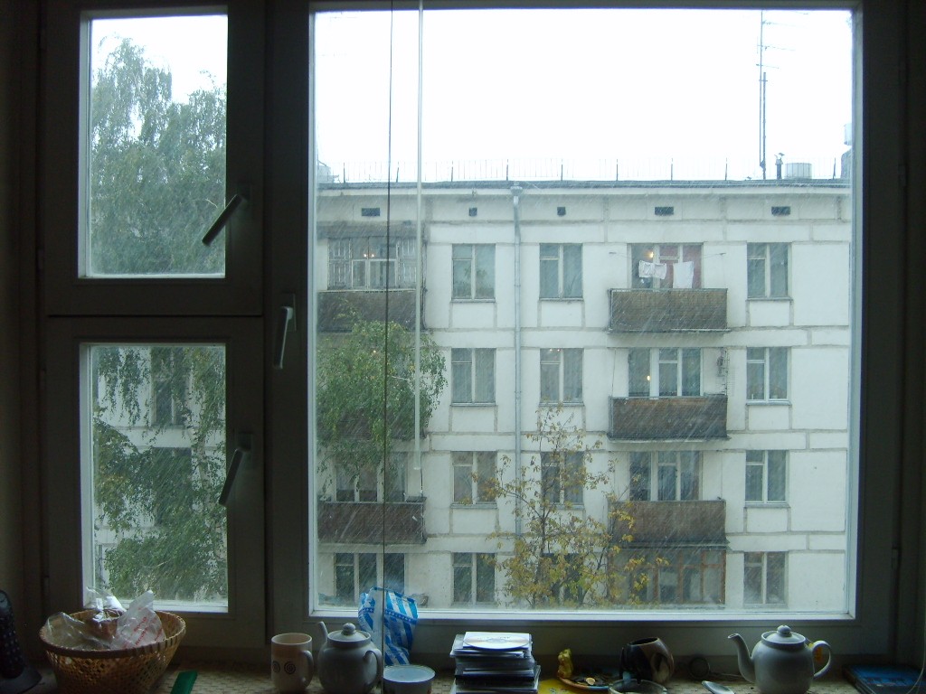 un dimanche pluvieux à Moscou