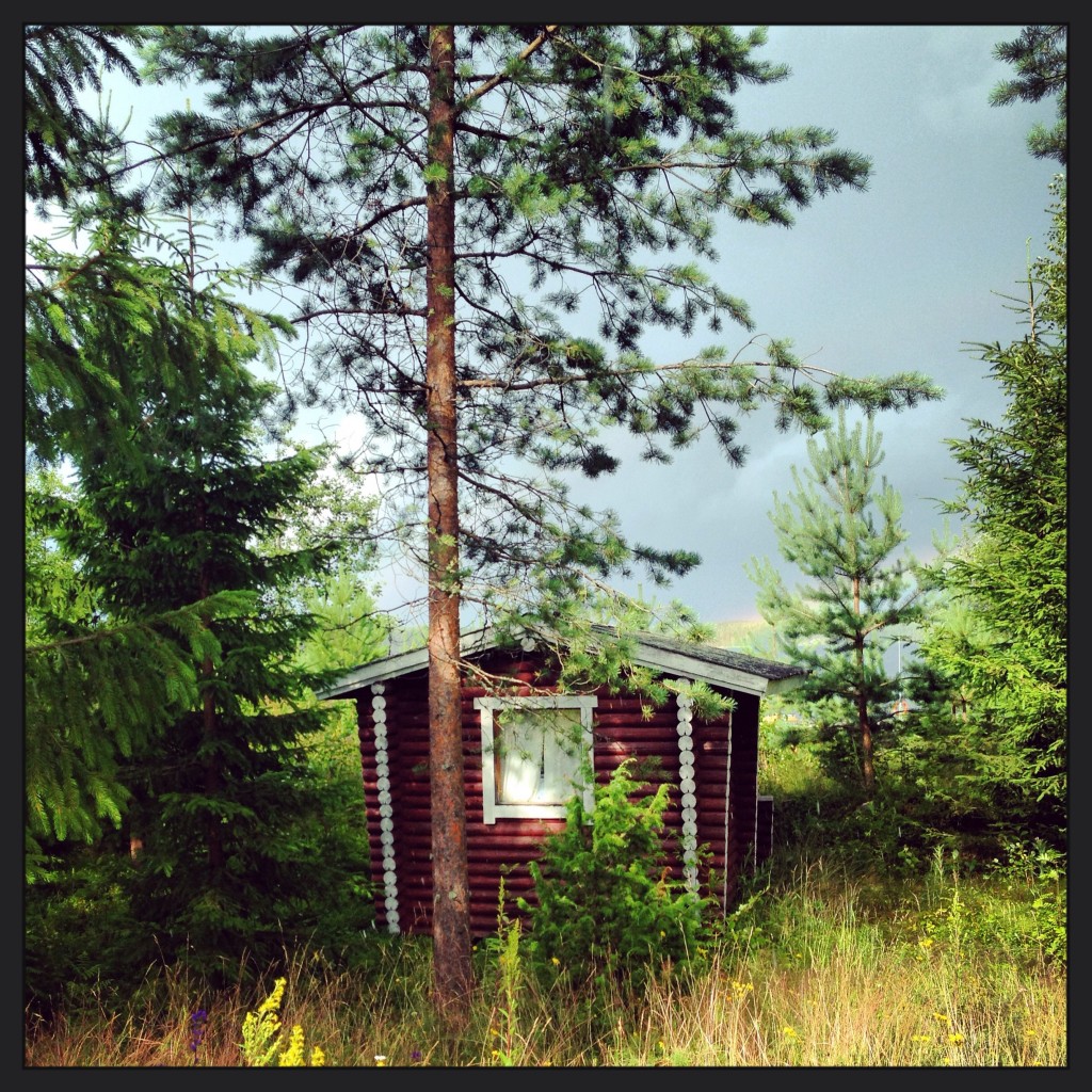 Une petite maison dans les bois en Finlande