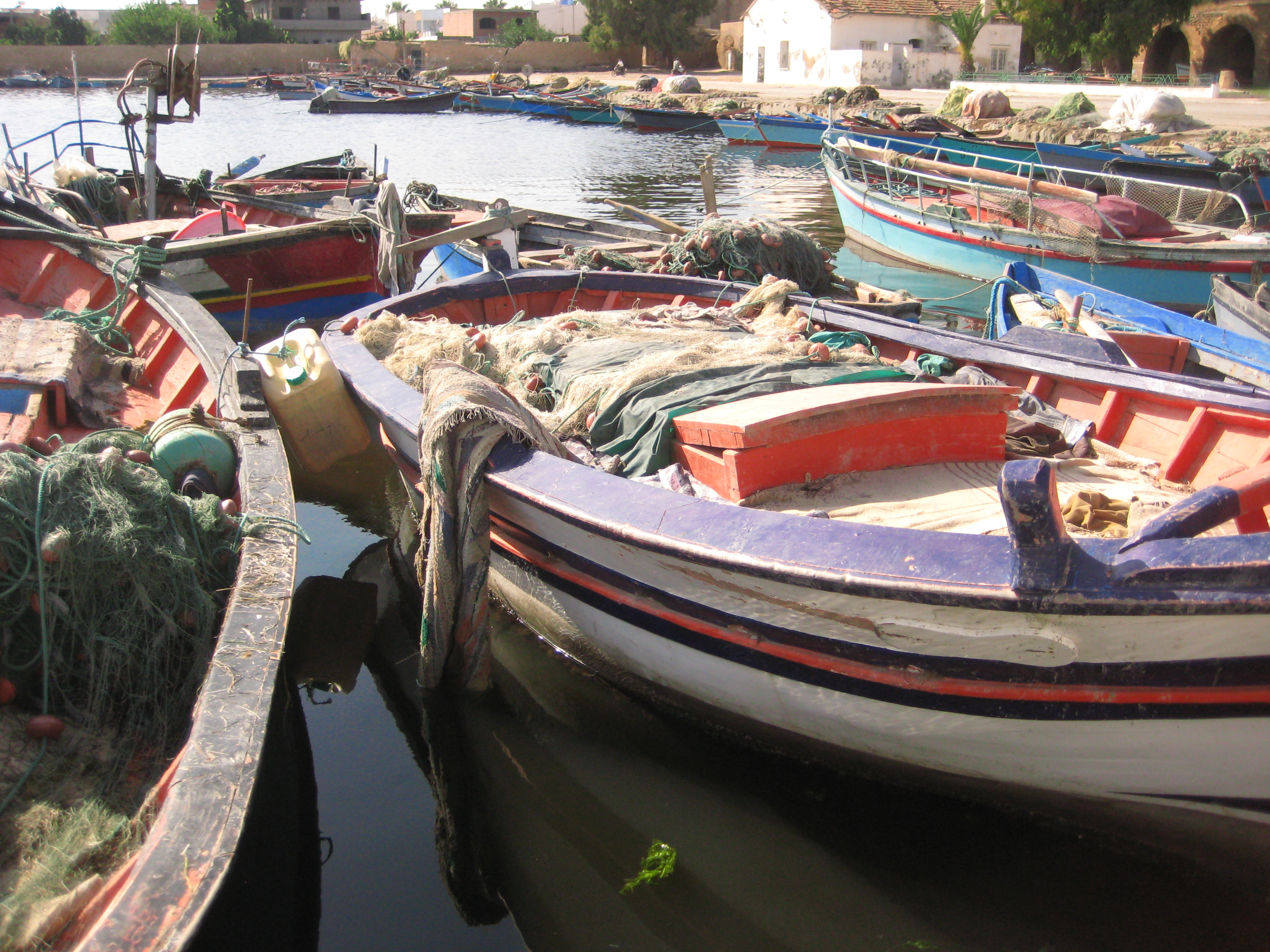Bateaux de pêcheurs tunisiens