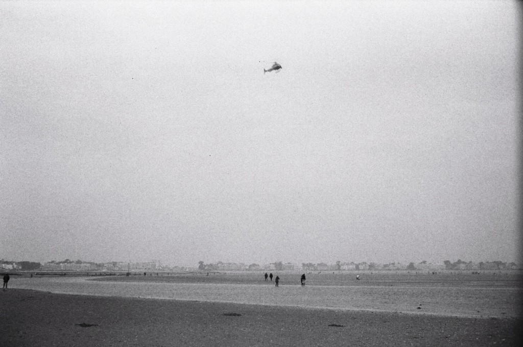 Un hélicoptère dépêché pour la marée du siècle