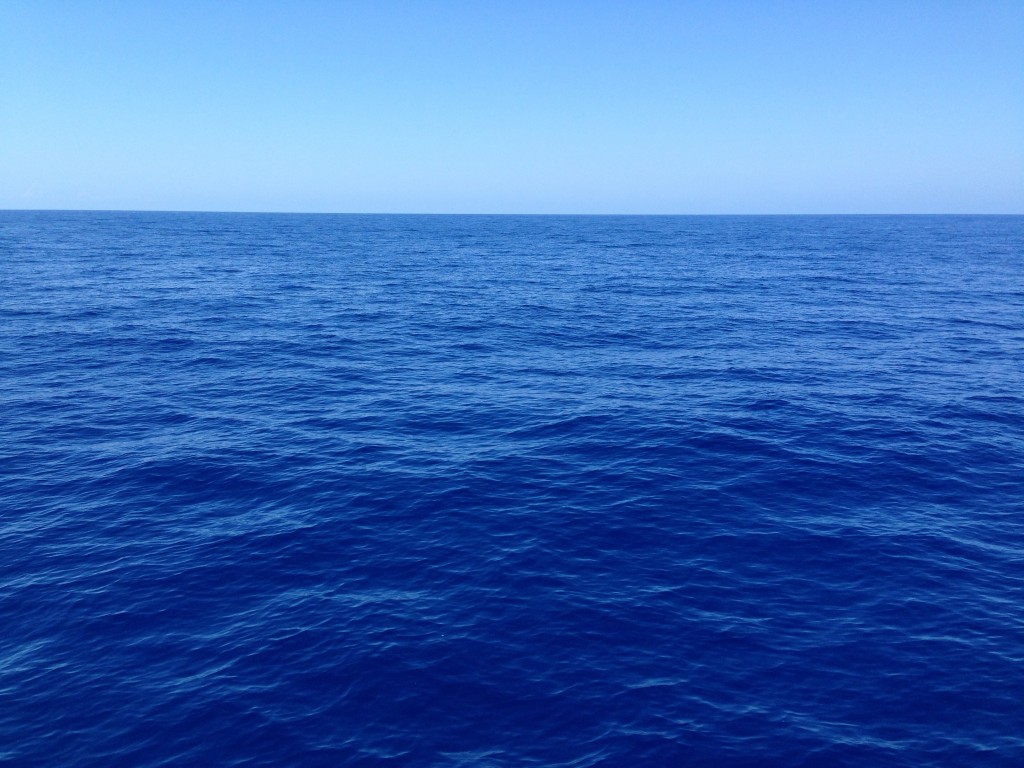 La mer occupe à peine plus de 3/4 de la planète 