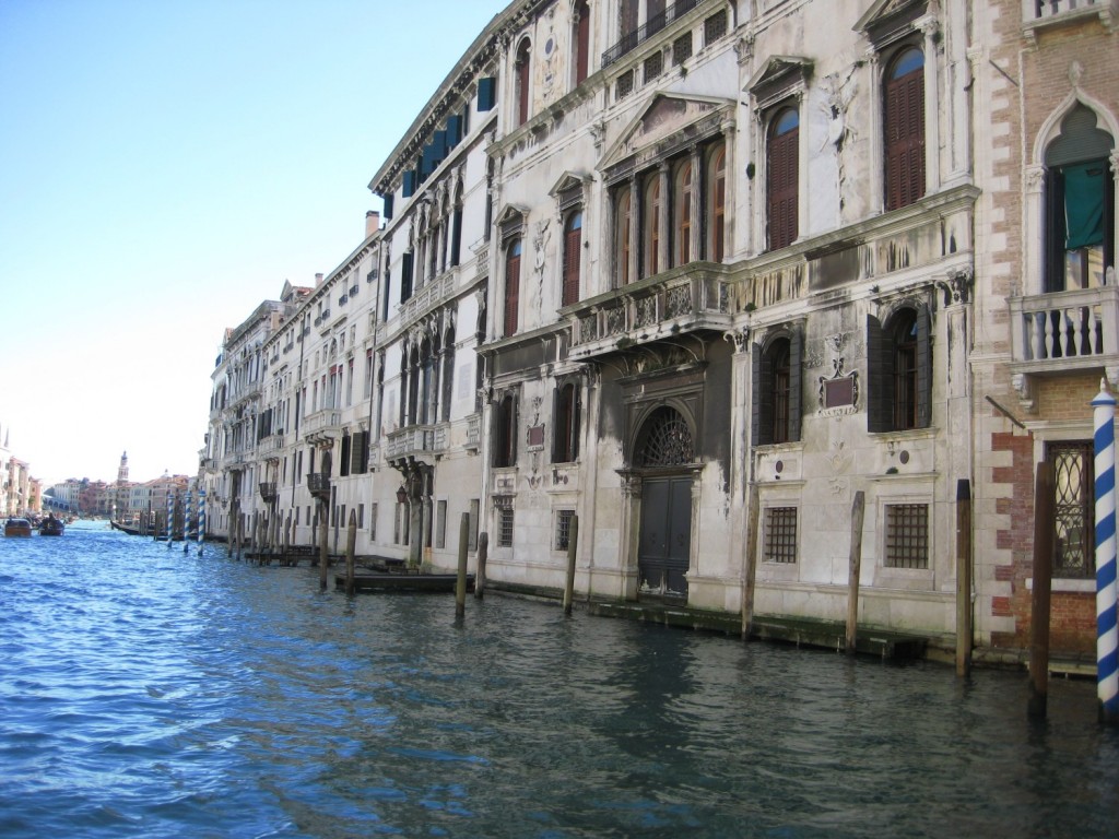 Un palais vénitien les pieds dans l'eau