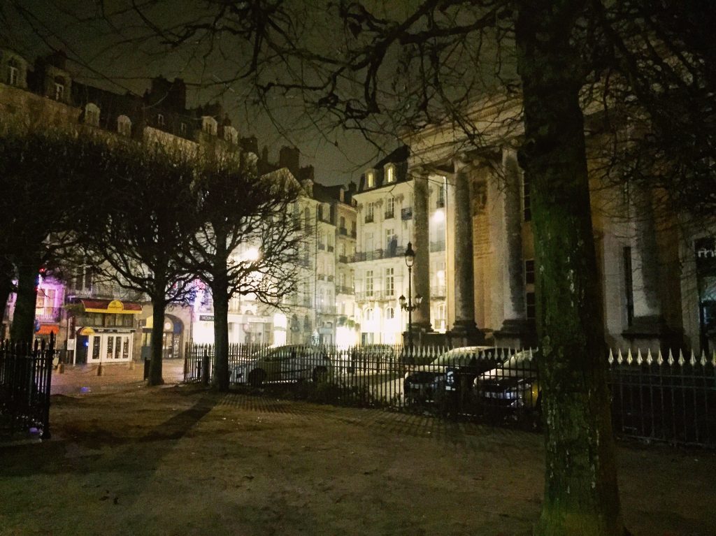 Le quartier du palais de la bourse à Nantes