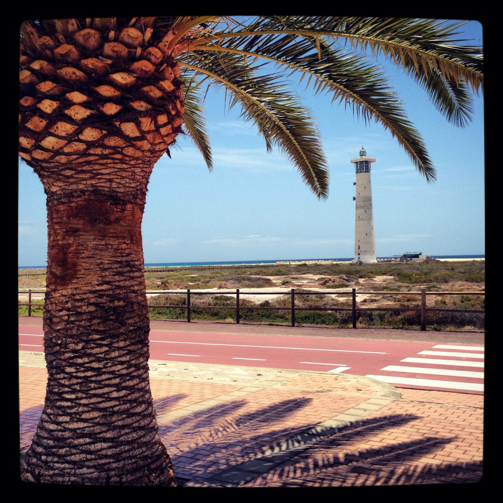 Un phare dans le sud de l'île de Fuerteventura
