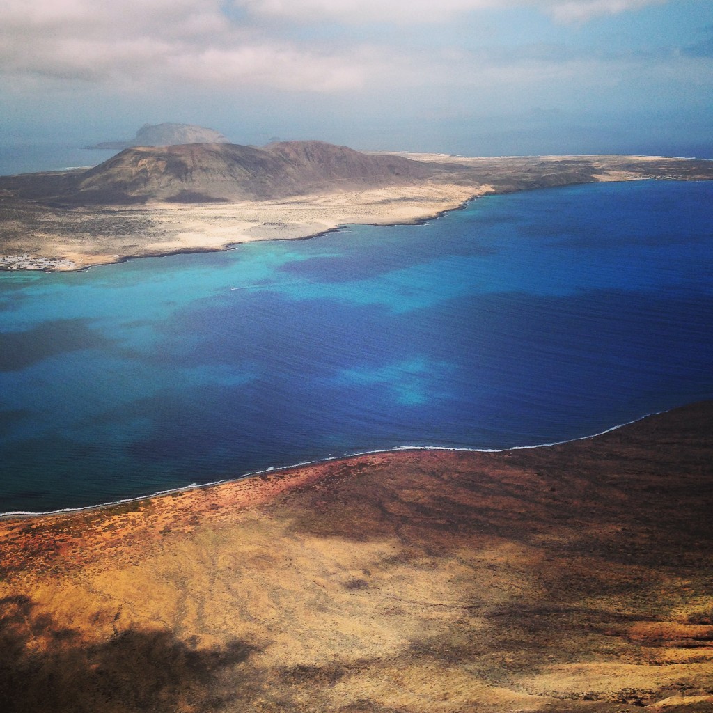 L'île de la Grasiosa vue depuis les hauteurs de Lanzarote