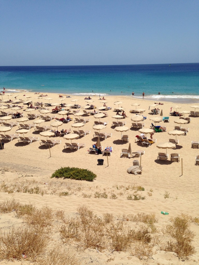 Une plage à Morro Jable à Fuerteventura
