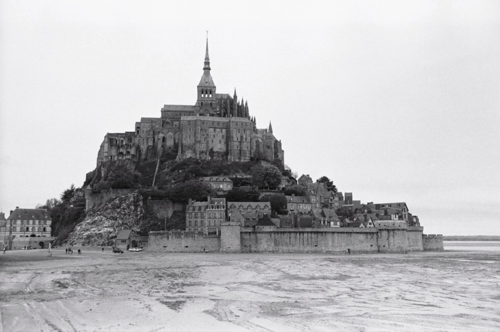 Le Mont Saint-Michel à marée basse