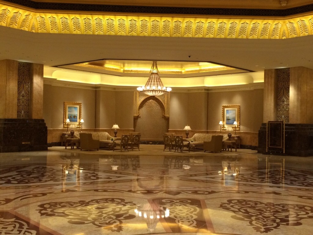 L'envoutant hôtel de Luxe Emirates Palace