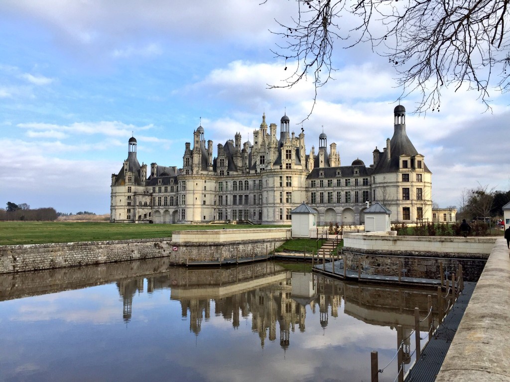 Le château de Chambord en hiver
