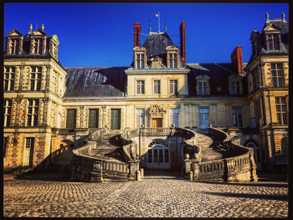 Fontainebleau l'un des plus beaux châteaux de France.