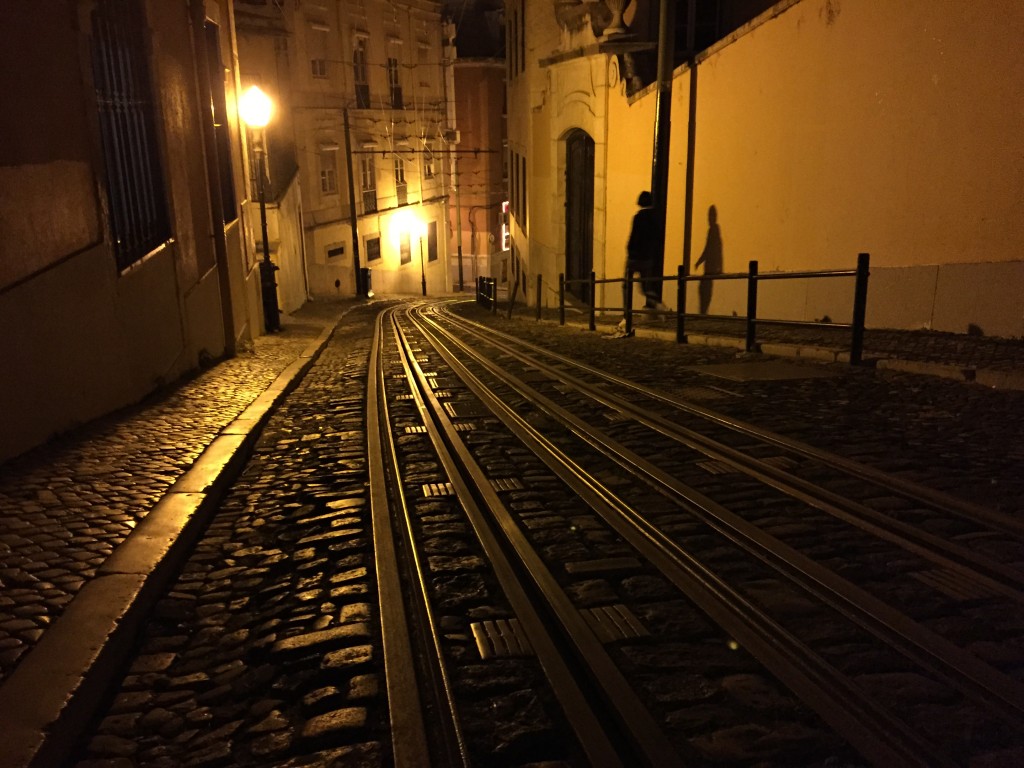 Lisbonne pendant la nuit