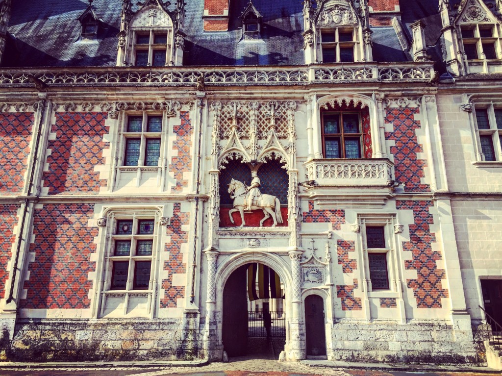 L'entrée du château de Blois