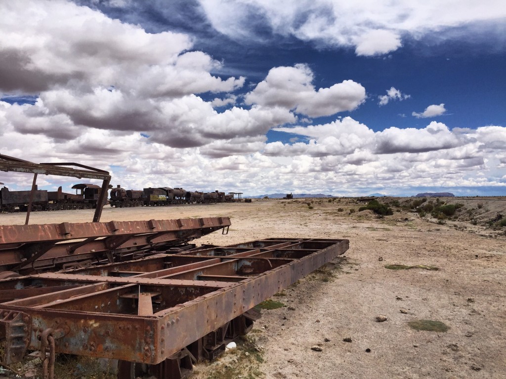 Des trains abandonnés à Uyuni