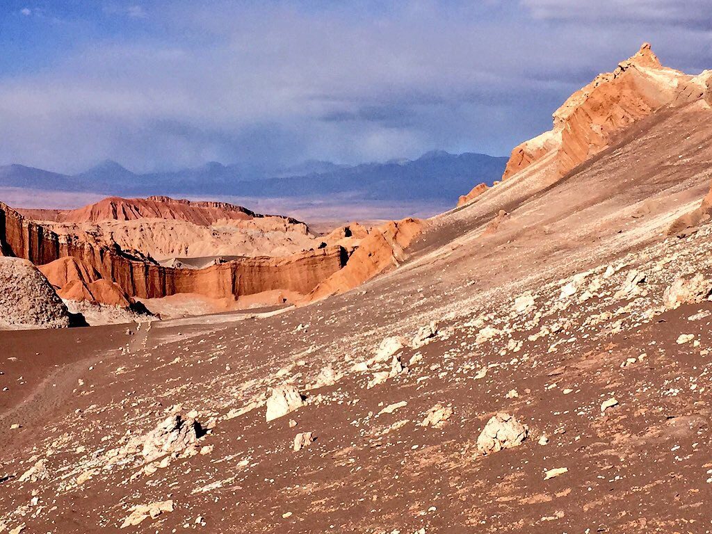 Intrigante vallée de la Lune à San Pedro d'Atacama