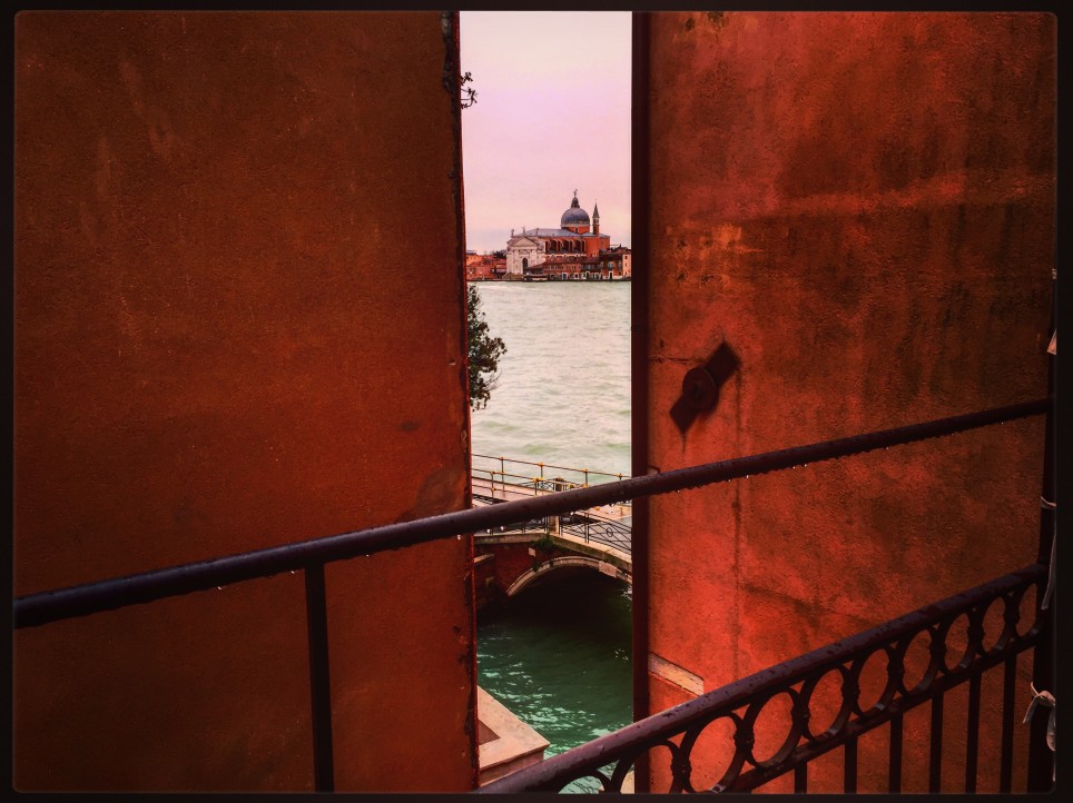 Vue depuis mon balcon à Venise