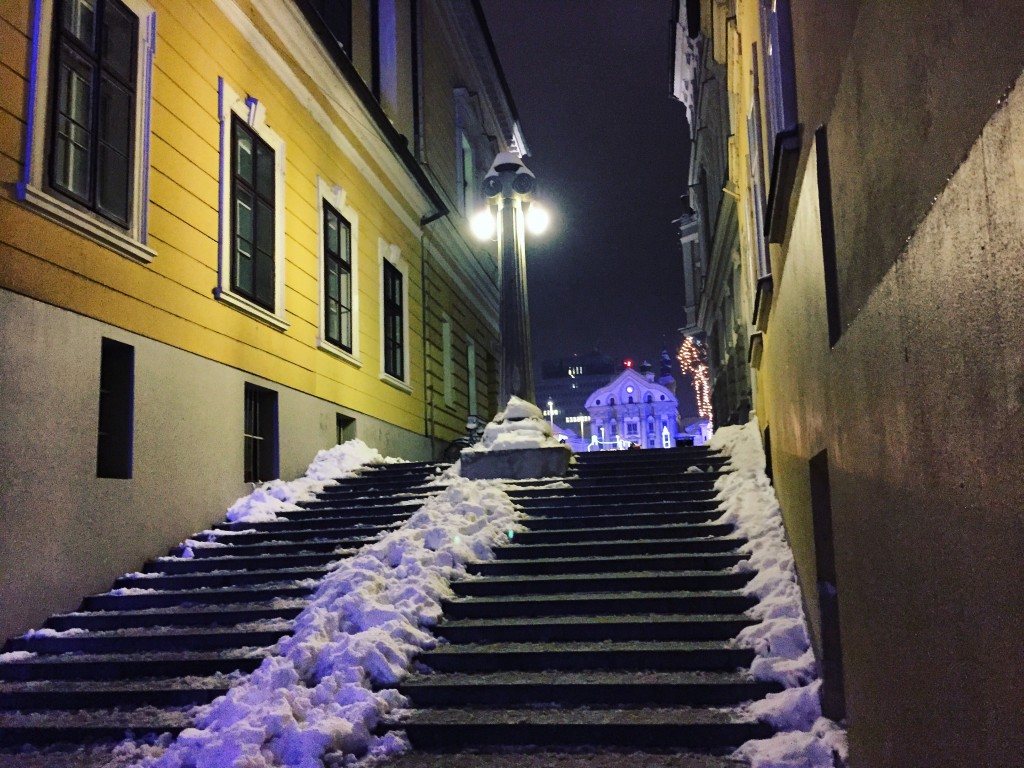 47. C'était la nuit, c'était l'hiver, Ljubljana