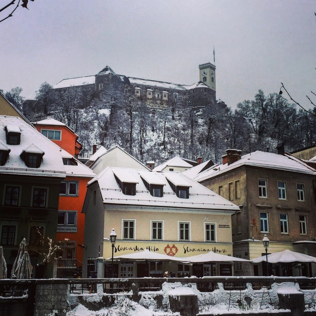Ljubljana sous la neige
