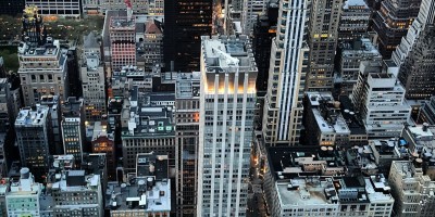 New York vue du ciel, la ville la plus influente du monde