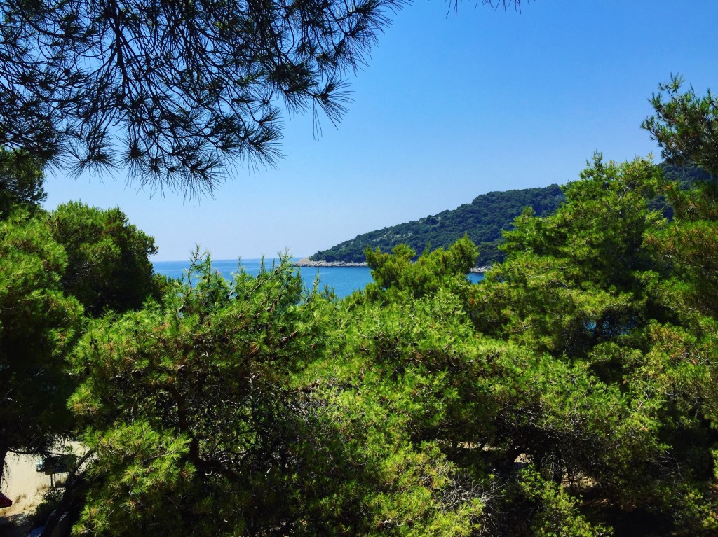 Une baie de la très belle île de Mljet en Croatie