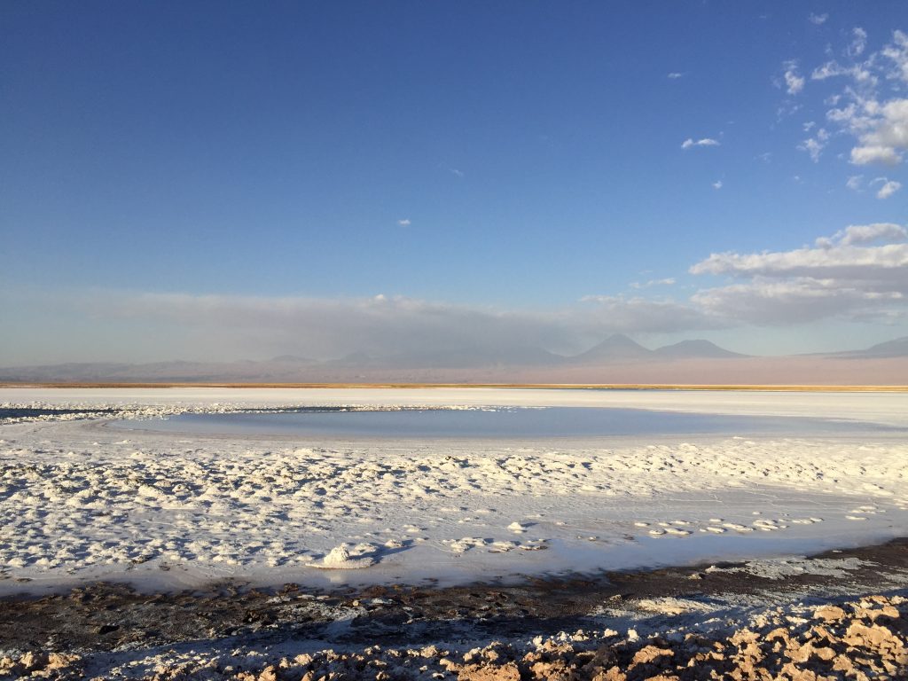 La laguna Tebinquiche, désert d'Atacama, dans le nord du Chili