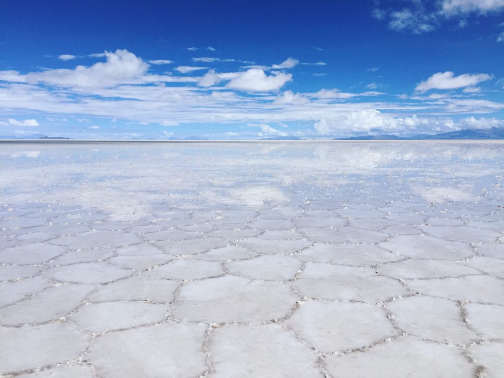 le salar d'uyuni en bolivie - désert de sel en bolivie