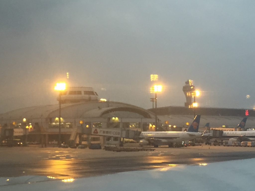 Arrivée très matinale à l'aéroport International de Pékin, l'un des plus grands aéroports du monde