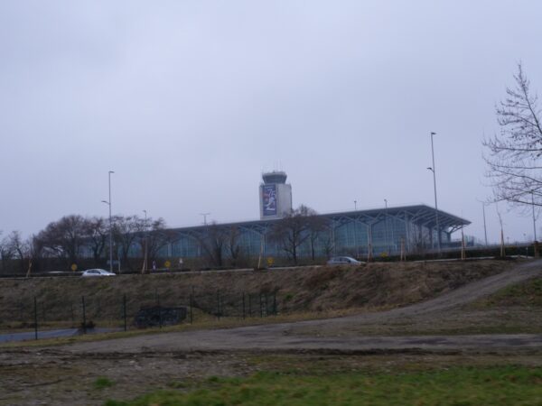 L'aéroport de Bâle-Mulhouse en hiver