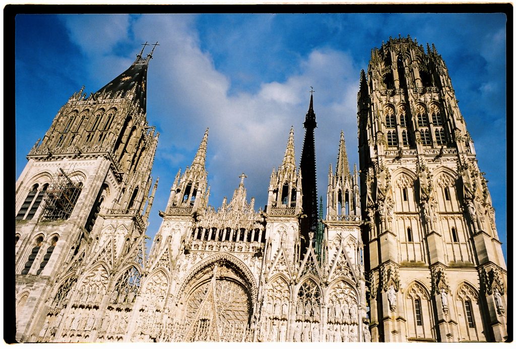 La façade de la cathédrale de Rouen