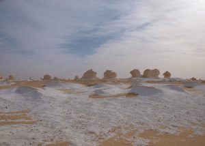 Le désert blanc en Egypte