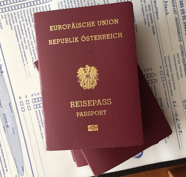 Un passeport de l'Union européenne