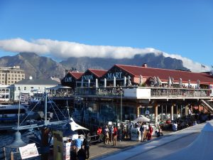 La belle et grande ville du Cap en Afrique du Sud