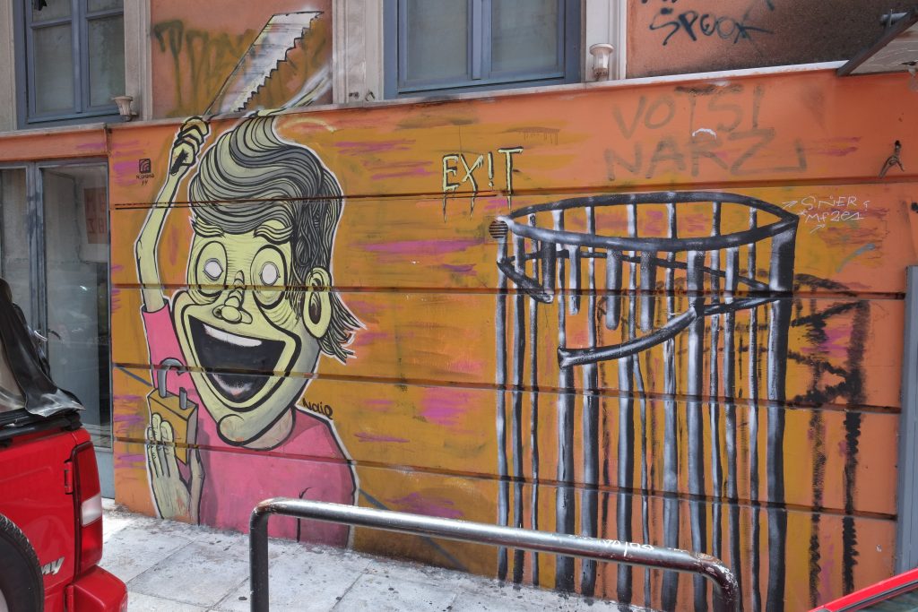 Liberté artistique à Athènes, street art