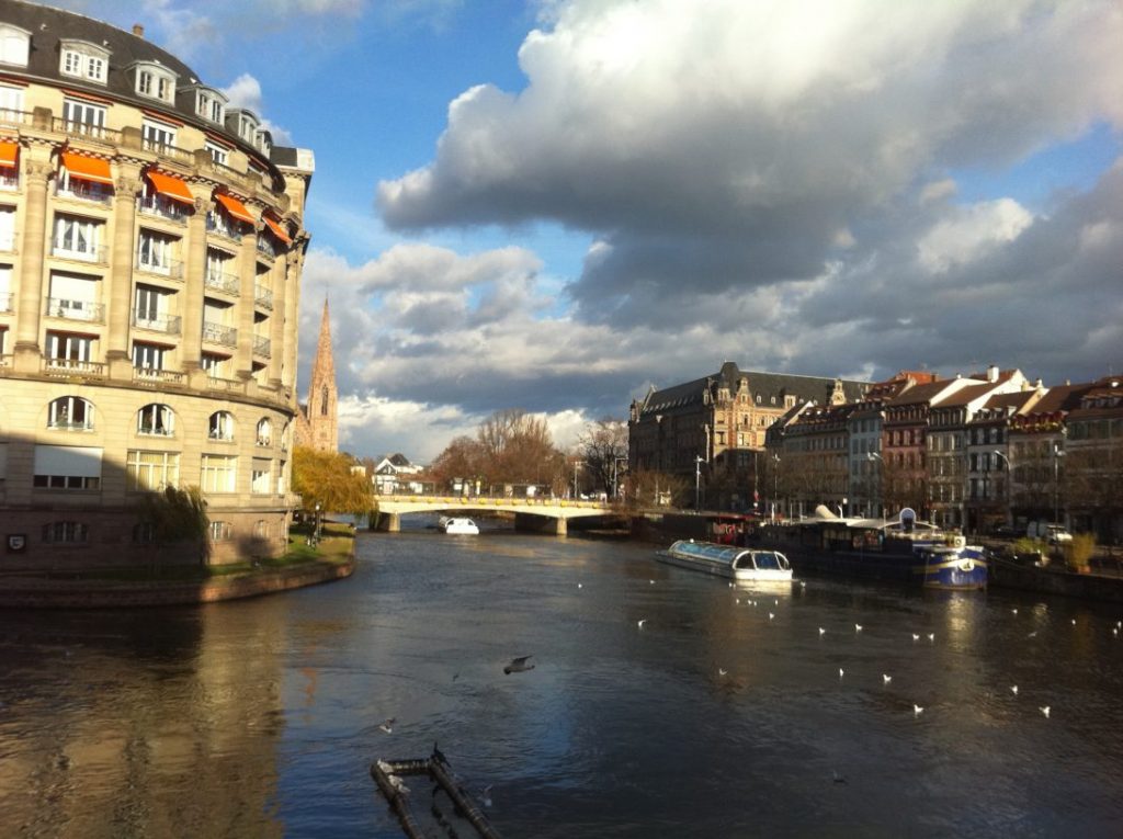 Strasbourg sous un soleil d'hiver