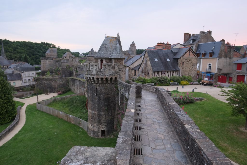 Le château de Fougères en Bretagne