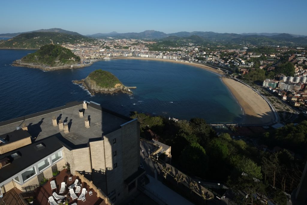 Magnifique panorama sur San Sebastian au coeur du pays basque espagnol