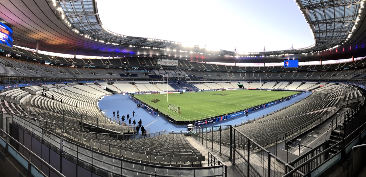 La pelouse du Stade de France