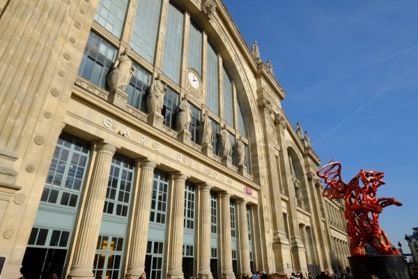 La belle façade de la Gare du Nord