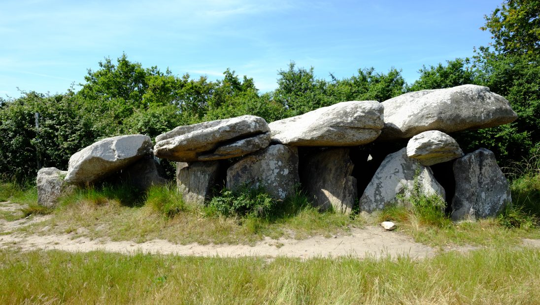 Le dolmen de Kerbourg dans la Brière