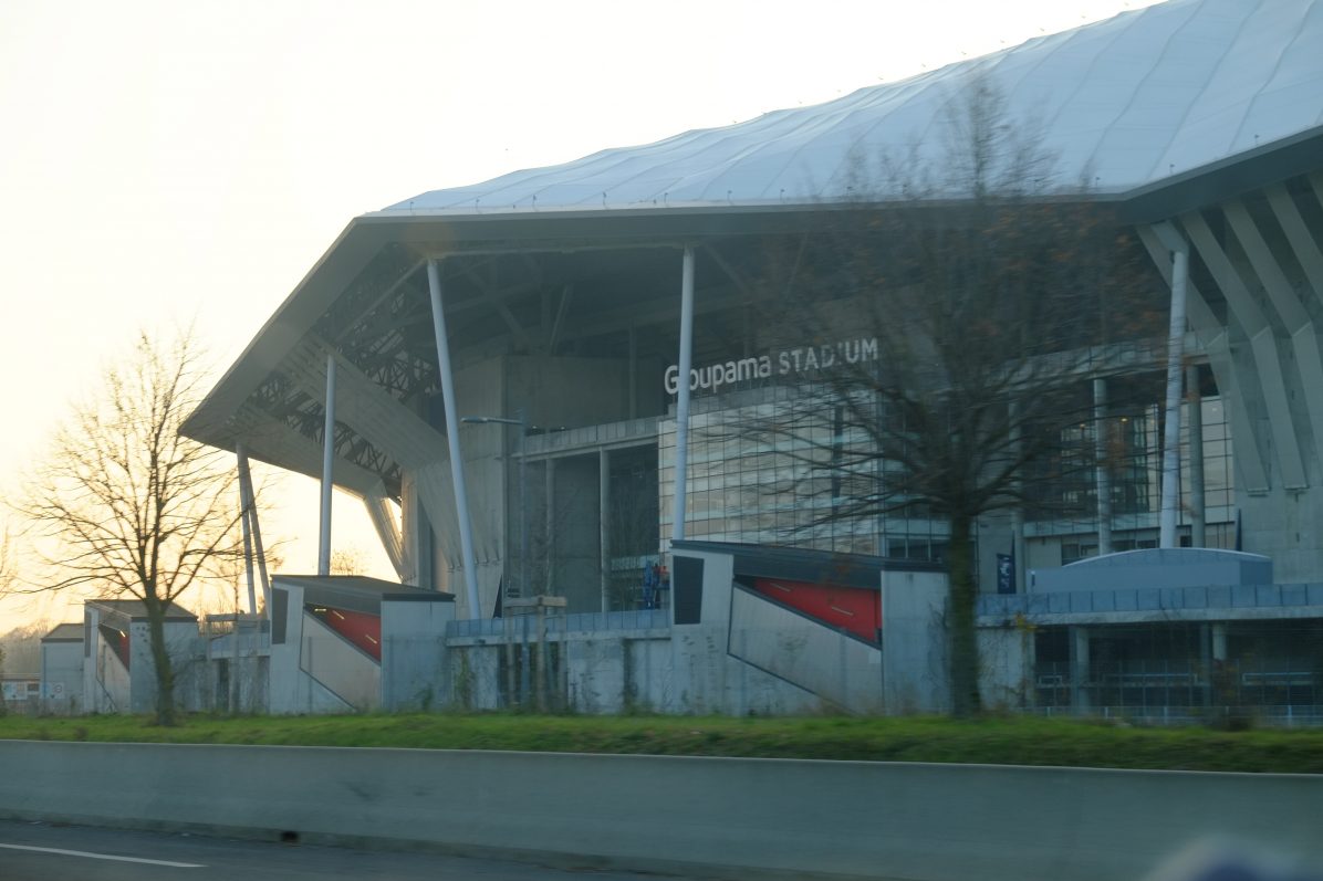 Le stade de l'Olympique lyonnais
