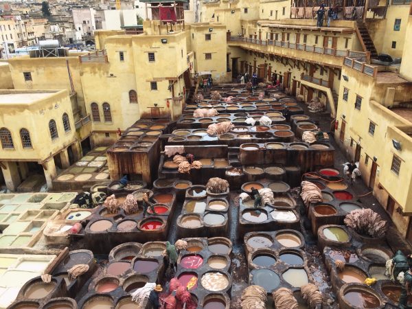 Les tanneries de Fès au Maroc, le clou de la visite