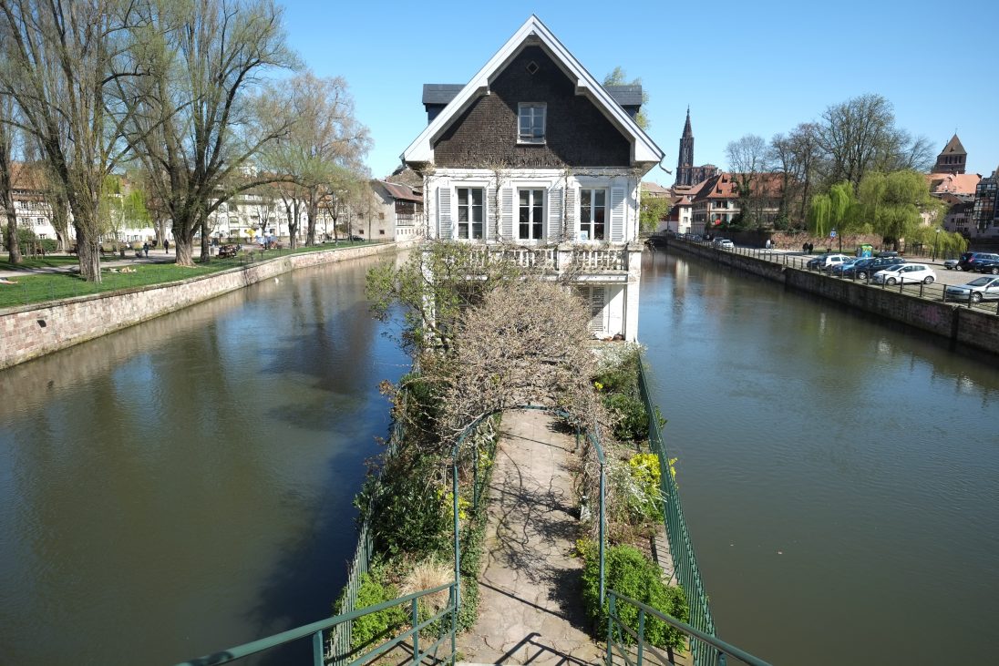 Une maison insolite dans le quartier de la petite France à Strasbourg